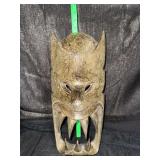 Carved tribal sea dragon mask
