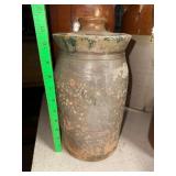 Holly springs Mississippi stoneware 3 gallon jar with lid