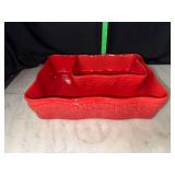 Red temp-tations baking dish set