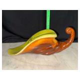 Vintage pottery cornucopia