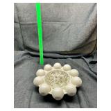 Ceramic Golf Ball Ashtray / Trinket Dish with Speckled Glaze