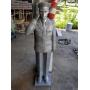 4' Tall Figural Soldier Flag Stand