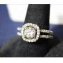 1.79 TCW Diamond Platinum Engagement Ring