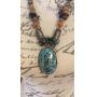 Turquoise Coral Indian Necklace
