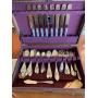 55pc Set of Treasure Sterling Flatware w/ Chest
