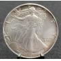 1986 Silver Eagle, First Year, Light Toning