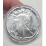1986 Silver Eagle BU In Capsule First  Year