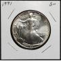 1991 1oz Silver Eagle Gem BU