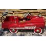 Vintage Burns Novelty Fire Truck Pedal Car #287