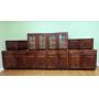 Group of Cherry Wood Kitchen Cabinets