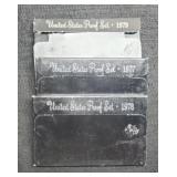 (3) Proof Sets: 1977, 78, 79