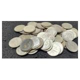 (50) Silver Roosevelt Dimes