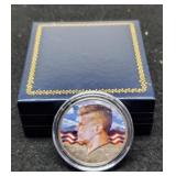 1967 40% Silver Colorized Kennedy Half Dollar w/