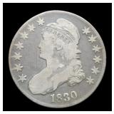 1830 Capped Bust Half Dollar