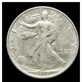1919-D W. Liberty Half Dollar