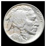 1936 Buffalo Nickel w/ Full Horn