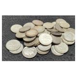 (50) Silver Roosevelt Dimes