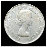 1953 Canada Half Dollar AU