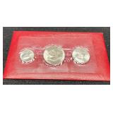 1976 3 Silver Coin Unc. Bicentennial Set