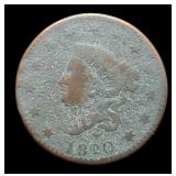 1820 Over 19 Large Cent