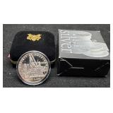 1 Troy Oz. Silver 9-11-2001 Medallion w/