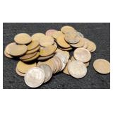(50) 1914 Lincoln Cents
