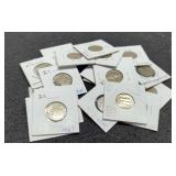 (21) 1937 Buffalo Nickels 15-P, 5-D, 1-S