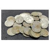(40) No Date Buffalo Nickels
