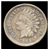 1864 C/N Indian Head Cent w/ Liberty