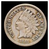 1861 Indian Head Cent w/ Liberty