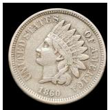 1860 Indian Head Cent w/ Liberty