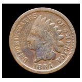 1864 B Indian Head Cent w/ Liberty