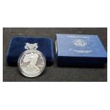 2008-W Proof Silver Eagle w/ Case & COA