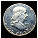1961 F. Proof Half Dollar Gem Cameo