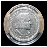 1893 Columbian Comm. Half Dollar AU