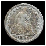 1858-O Liberty Seated Half Dime