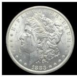 1883-CC Morgan Dollar MS63+ Nice