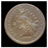 1877 Indian Head Cent w/ Surface Damage