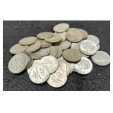 (50) Silver Roosevelt Dimes