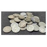 Lot w/ 38 Canada Nickels Back To 1940