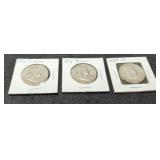 (3) F.  Half Dollars 1951-D, 52-D&S