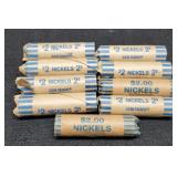 (9) Rolls Estate Nickels, Ends Show 1964-2001