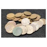 (34) Lincoln Cents 1916-D, 1917-D&S