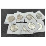 (10) 1964 Kennedy Half Dollars Unc.