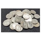(40) Full Date Buffalo Nickels