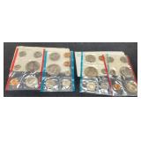 (2) Double Mint Sets 1974, 1975