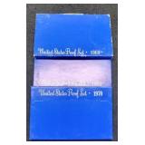 (3) Proof Sets 1968, 69, 70