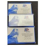 (3) 5 Quarter Proof Sets: 2006, 2007, 2008