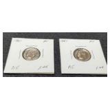 (2) 1961 R. Proof Dimes Gem