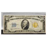 1935A $10 N. Africa Silver Certificate Note
